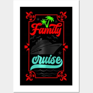 Family Cruise 2024 Making Memories Together Cruising Trip Posters and Art